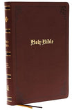 KJV Holy Bible: Large Print with 53,000 Center-Column Cross References, Brown Bonded Leather, Red Letter, Comfort Print (Thumb Indexed)