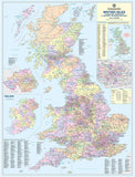 British Isles Counties Map