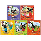 Bing As Seen On TV - Bing 5 Children Story Books Collection Pack Set - (Dressing Up, Hide and Seek, Looking After Flop, Big Slide, Where's Hoppity)