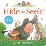 Percy the Park Keeper — HIDE-AND-SEEK!: A fun, new illustrated board book with felt flaps, perfect for babies and toddlers (Percy the Park Keeper)