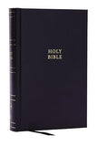 NKJV, Single-Column Reference Bible, Verse-by-verse, Hardcover, Red Letter, Comfort Print: New King James Version, Black
