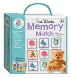 First Words Building Blocks Memory Match