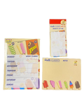 Wall's Ice Cream List, Notes and Planner Set