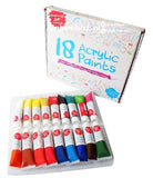 18 Acrylic Paints Art Essentials