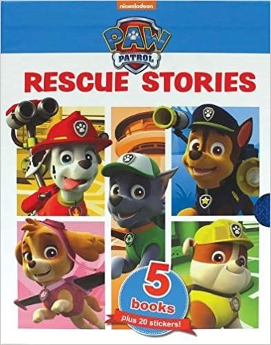 Nickelodeon PAW Patrol Rescue Stories: 5 Books plus 20 Stickers!