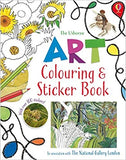 Usborne ART Colouring & Sticker Book