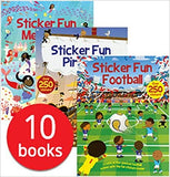 Sticker Book Fun - 10 Book Set