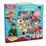 Nickelodeon PAW Patrol Look, Learn and Play: Pups to the Rescue: With Book and 16 Play Pieces to Fit into the Pages