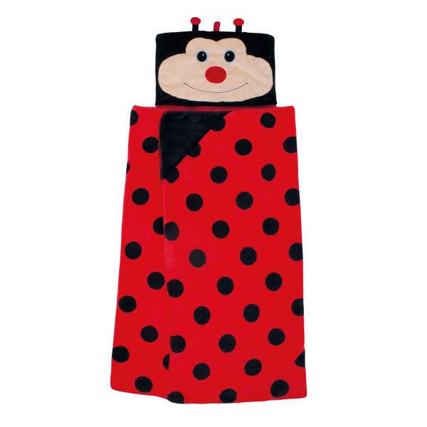 HOODED BLANKET LADYBIRD