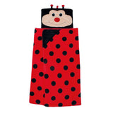 HOODED BLANKET LADYBIRD