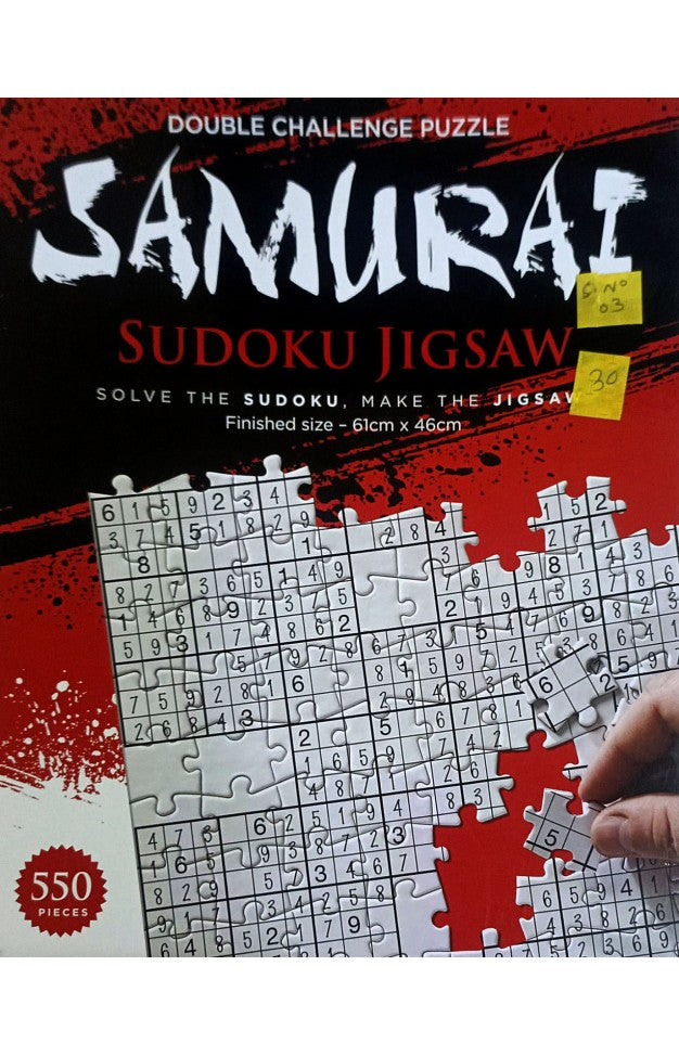 Samurai Sudoku Jigsaw