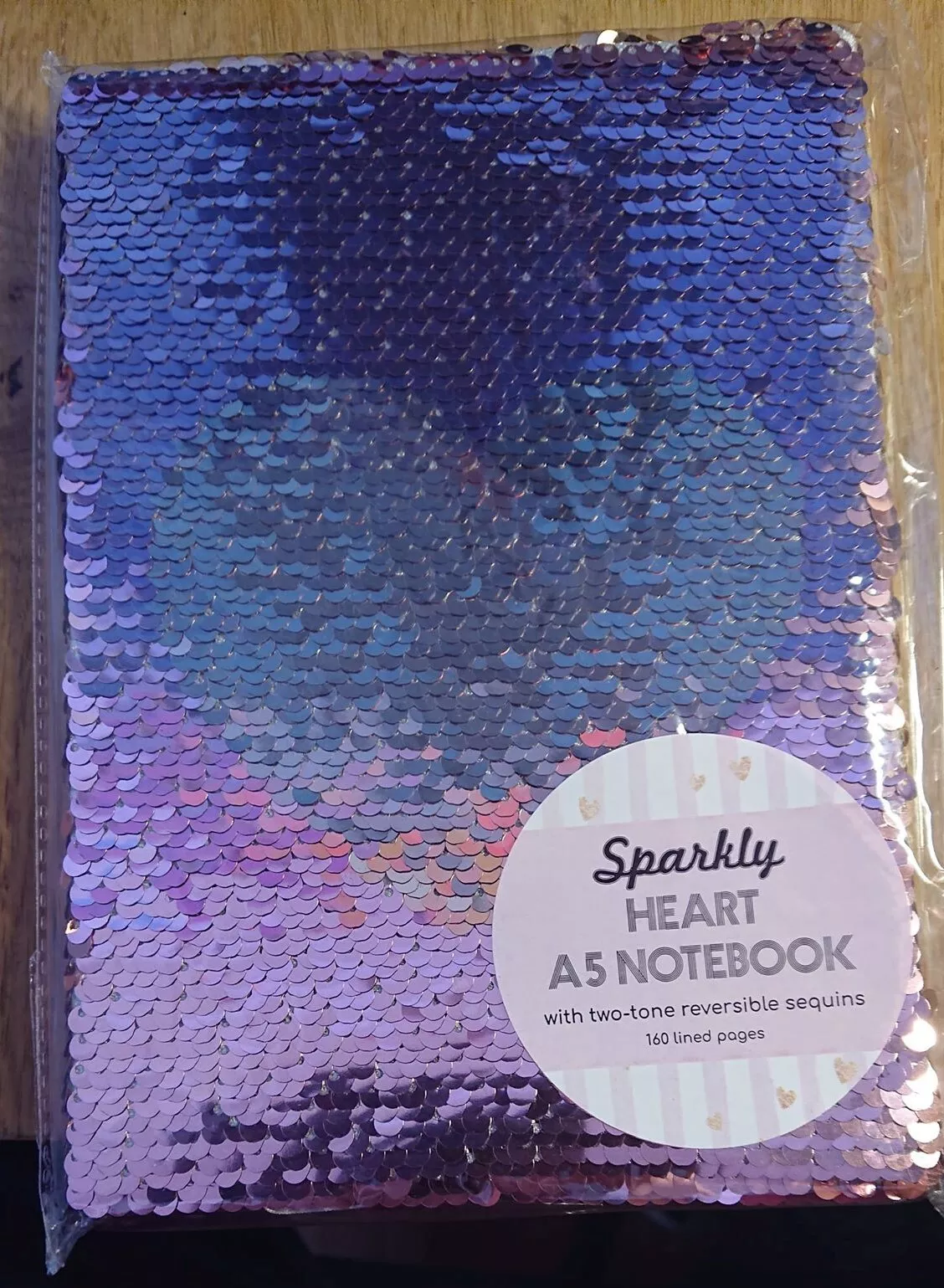 Sparkly Heart A5 Notebook