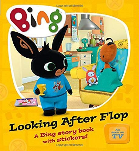 Bing As Seen On TV - Bing 5 Children Story Books Collection Pack Set - (Dressing Up, Hide and Seek, Looking After Flop, Big Slide, Where's Hoppity)