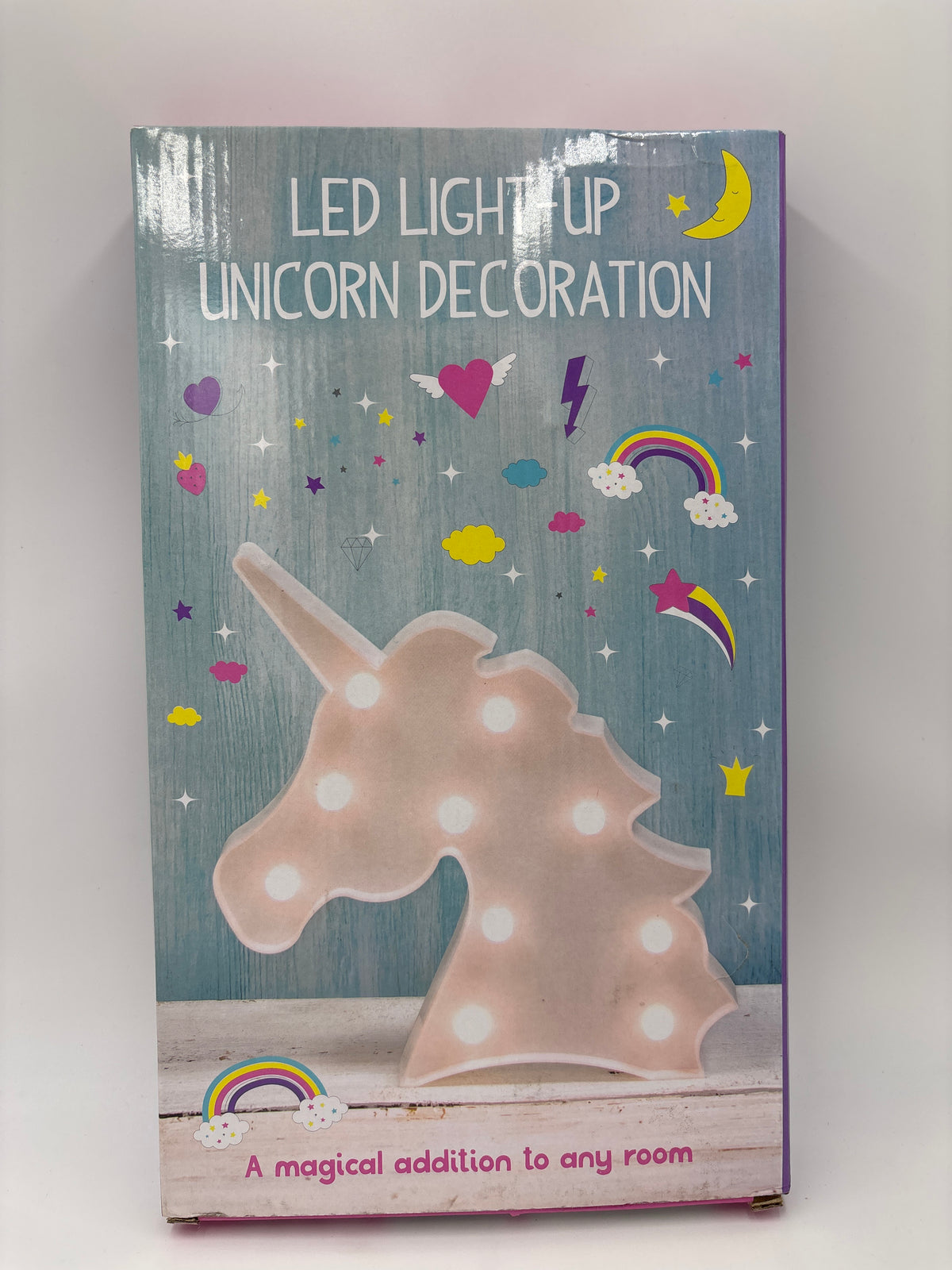 LED Light-Up Unicorn Decoration