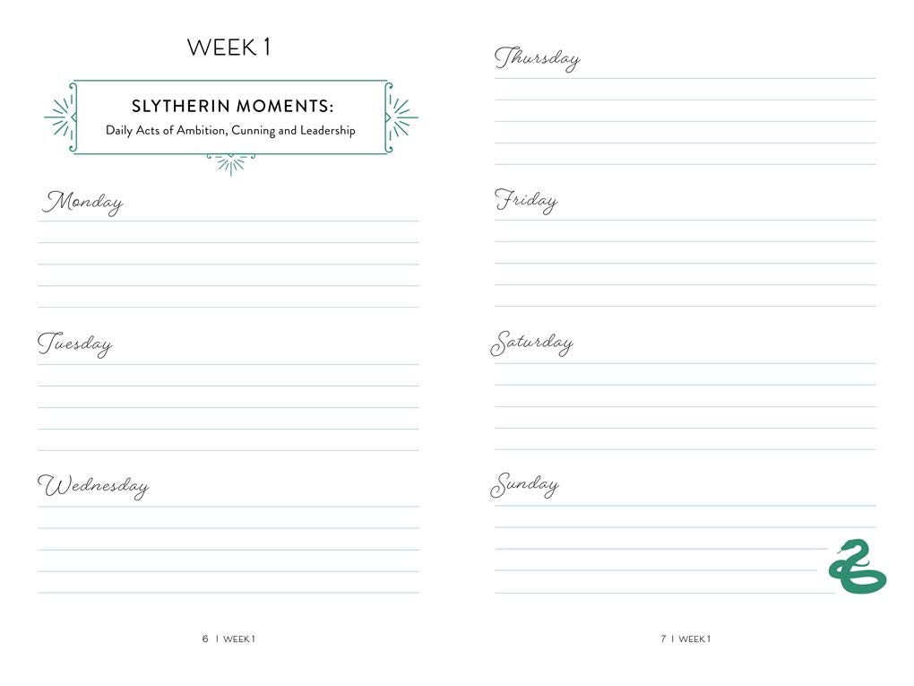 Harry Potter Slytherin Guided Journal : Ambition