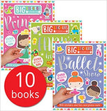 Assortment Big Stickers for Little Hands (10 Activity Books)