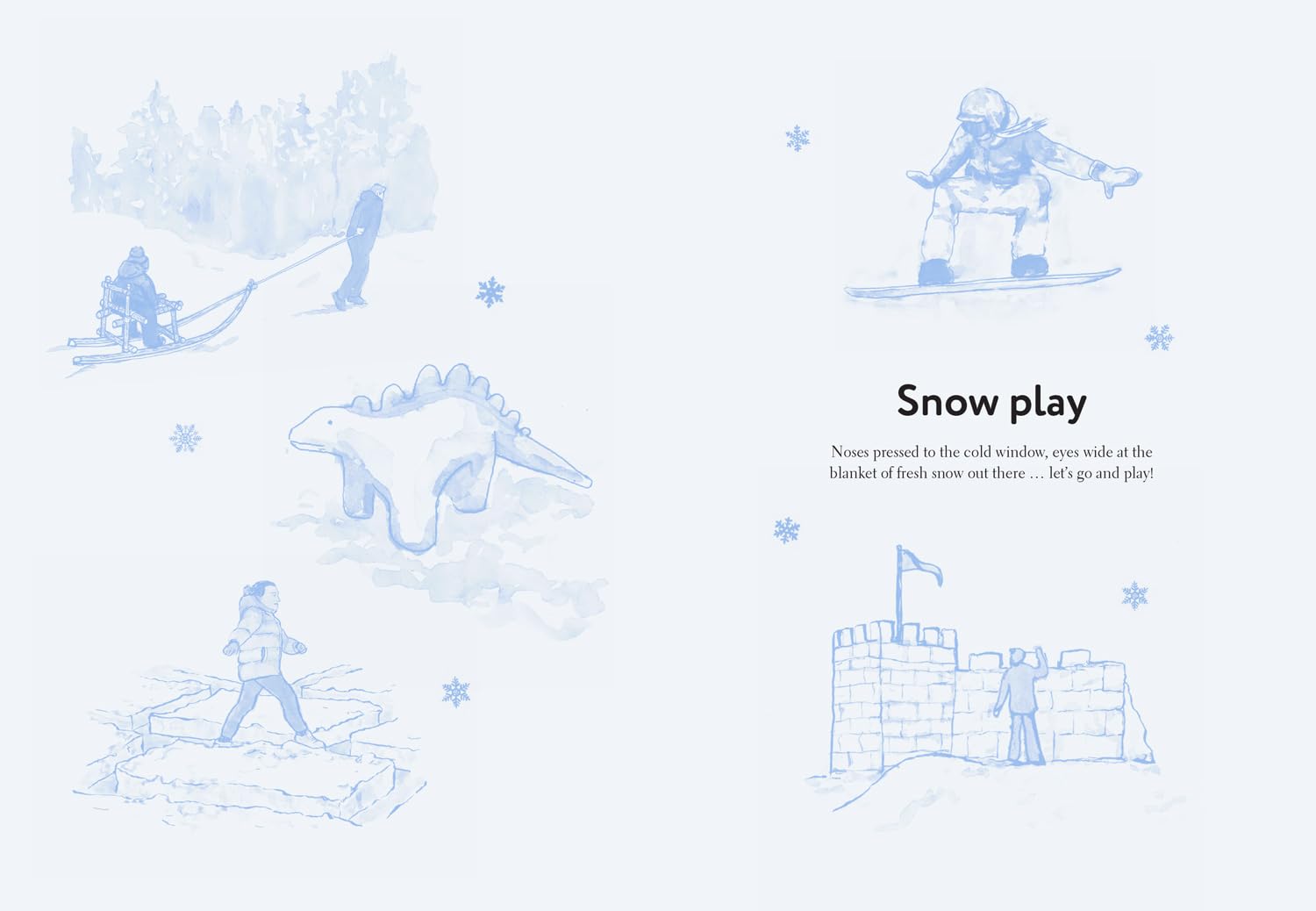 Fifty Things to Do in the Snow: The new guidebook for outdoor adventurers, to brave the cold and reconnect with nature [hardcover]