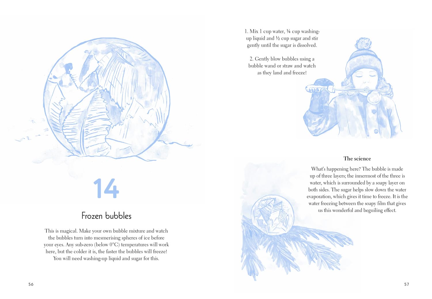 Fifty Things to Do in the Snow: The new guidebook for outdoor adventurers, to brave the cold and reconnect with nature [hardcover]