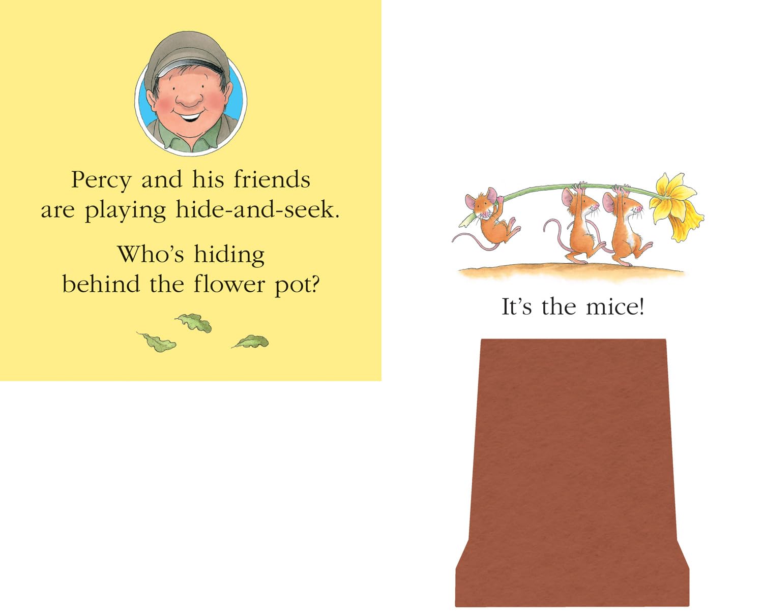 Hide and Seek with Felt Flaps: A Percy the Park Keeper Book