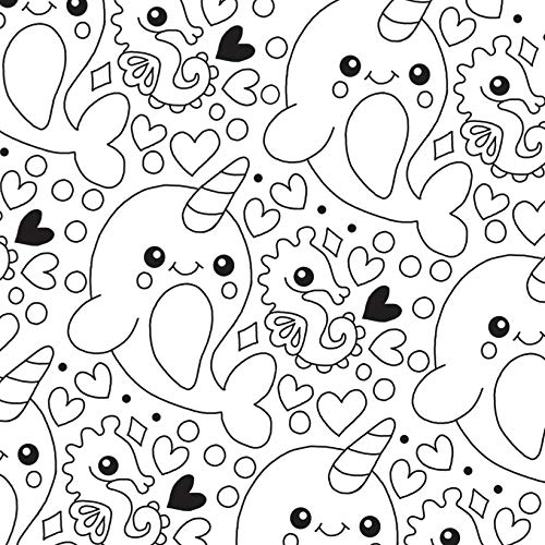 I Heart Narwhals (I Heart Pocket Colouring)