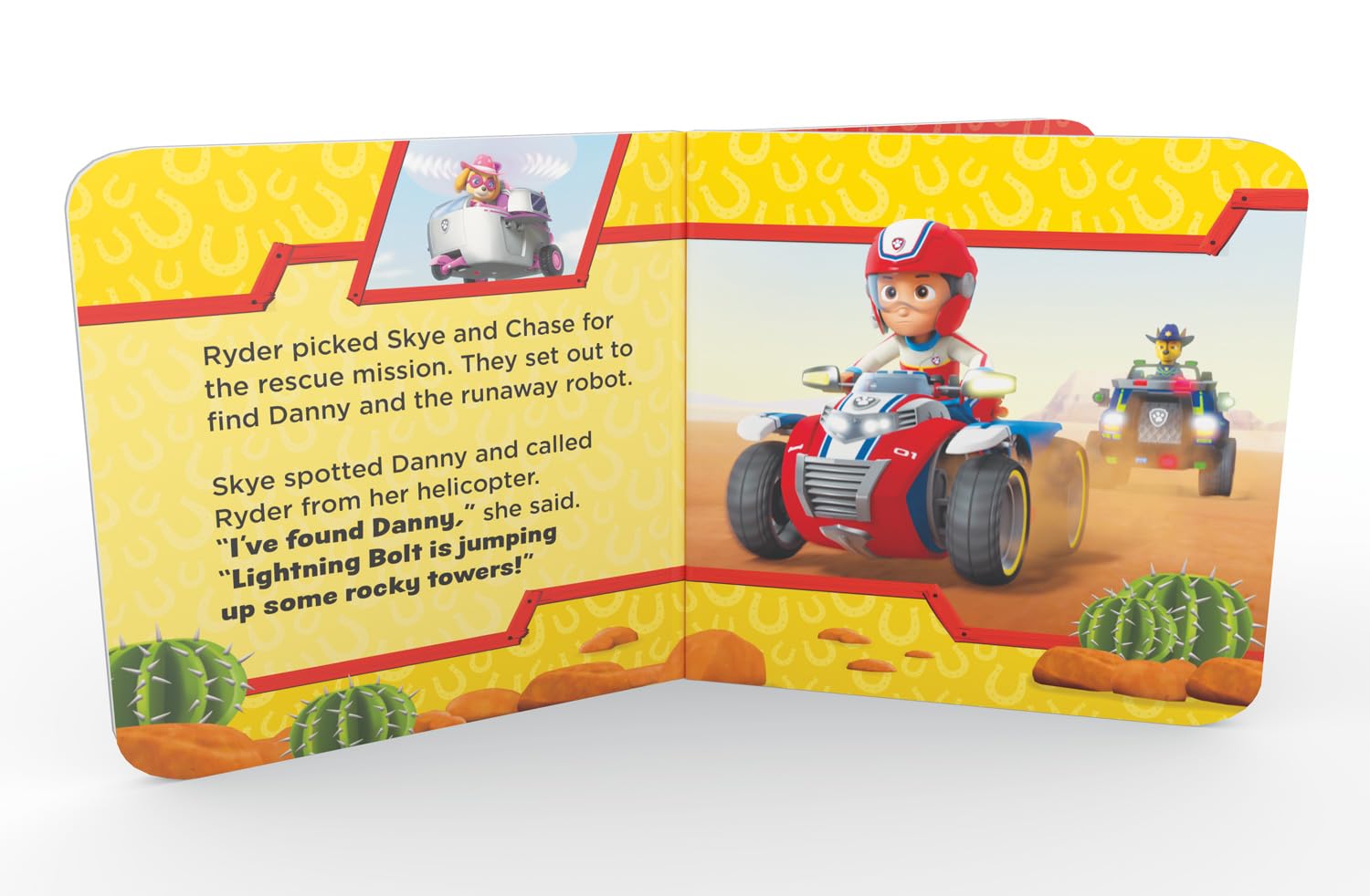PAW PATROL RUNAWAY ROBOT BOARD BOOK: Action-packed horse rescue storybook from the hit TV show for children aged 1, 2, 3, 4, 5