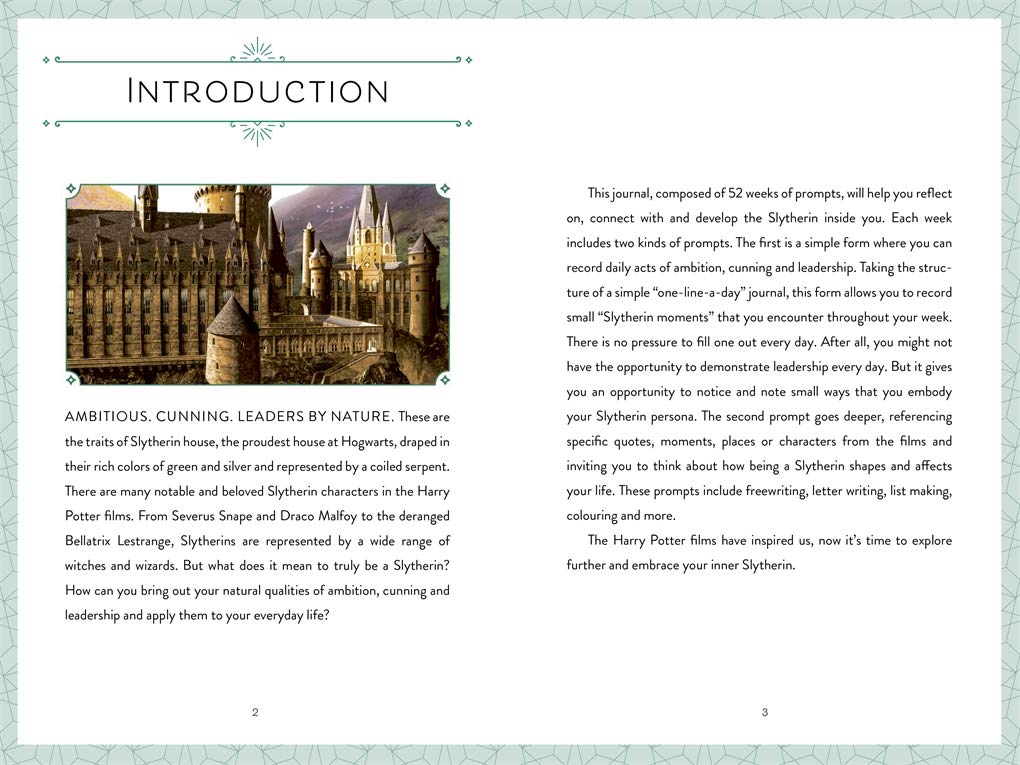 Harry Potter Slytherin Guided Journal : Ambition