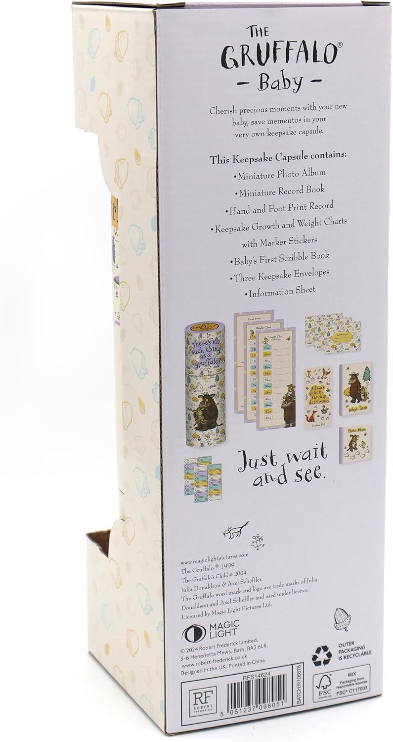 Baby Keepsake Capsule Tube - GRUFFALO