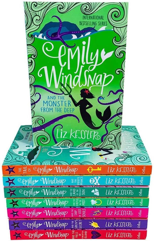 Liz Kessler The Tail of Emily Windsnap Series 9 Books Collection Box Set