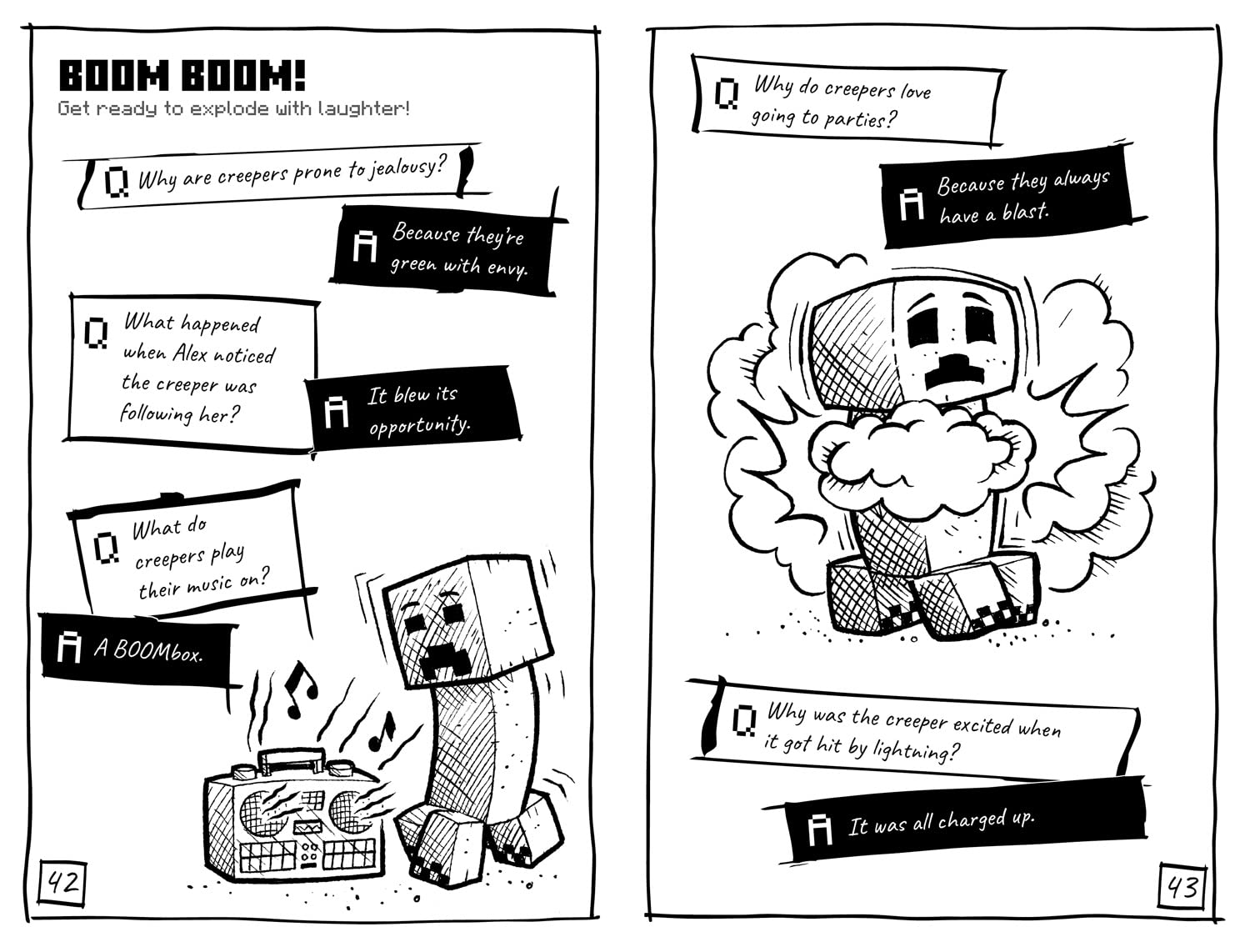 Minecraft Joke Book: An official illustrated Minecraft childrenâ€™s joke book - perfect for funny kids who are into video games aged 7, 8, 9, 10 and 11!