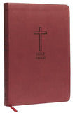 KJV Holy Bible: Value Large Print Thinline, Burgundy Leathersoft, Red Letter, Comfort Print: King James Version: Holy Bible, King James Version [imitation leather]