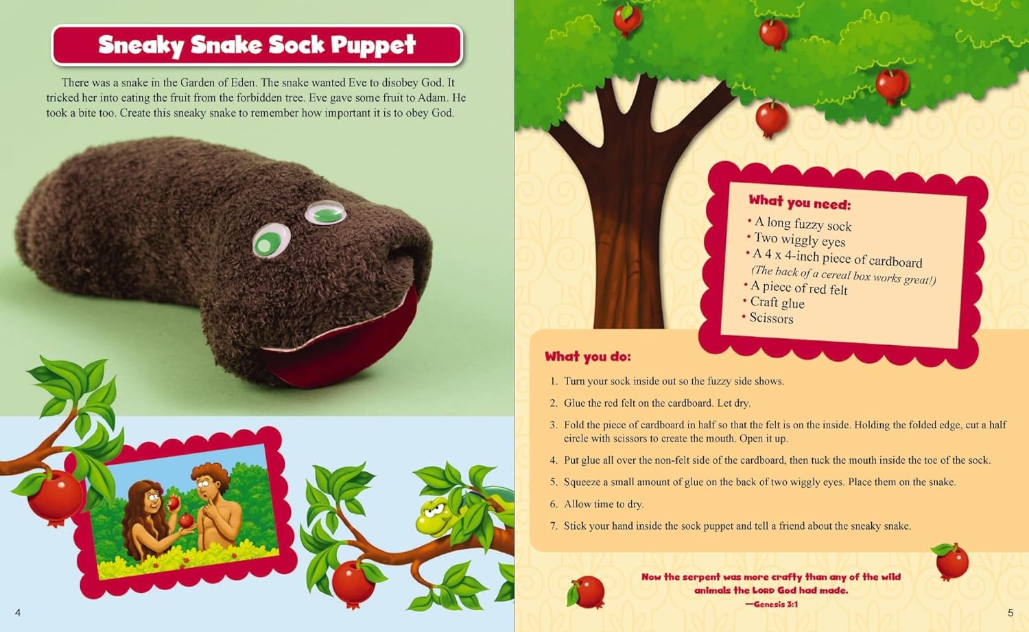 The Beginner's Bible Craft and Activity Book: 30 Fun Projects Based on Bible Stories