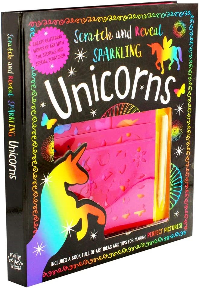 Make Believe Ideas Scratch And Reveal Sparkling Unicorns