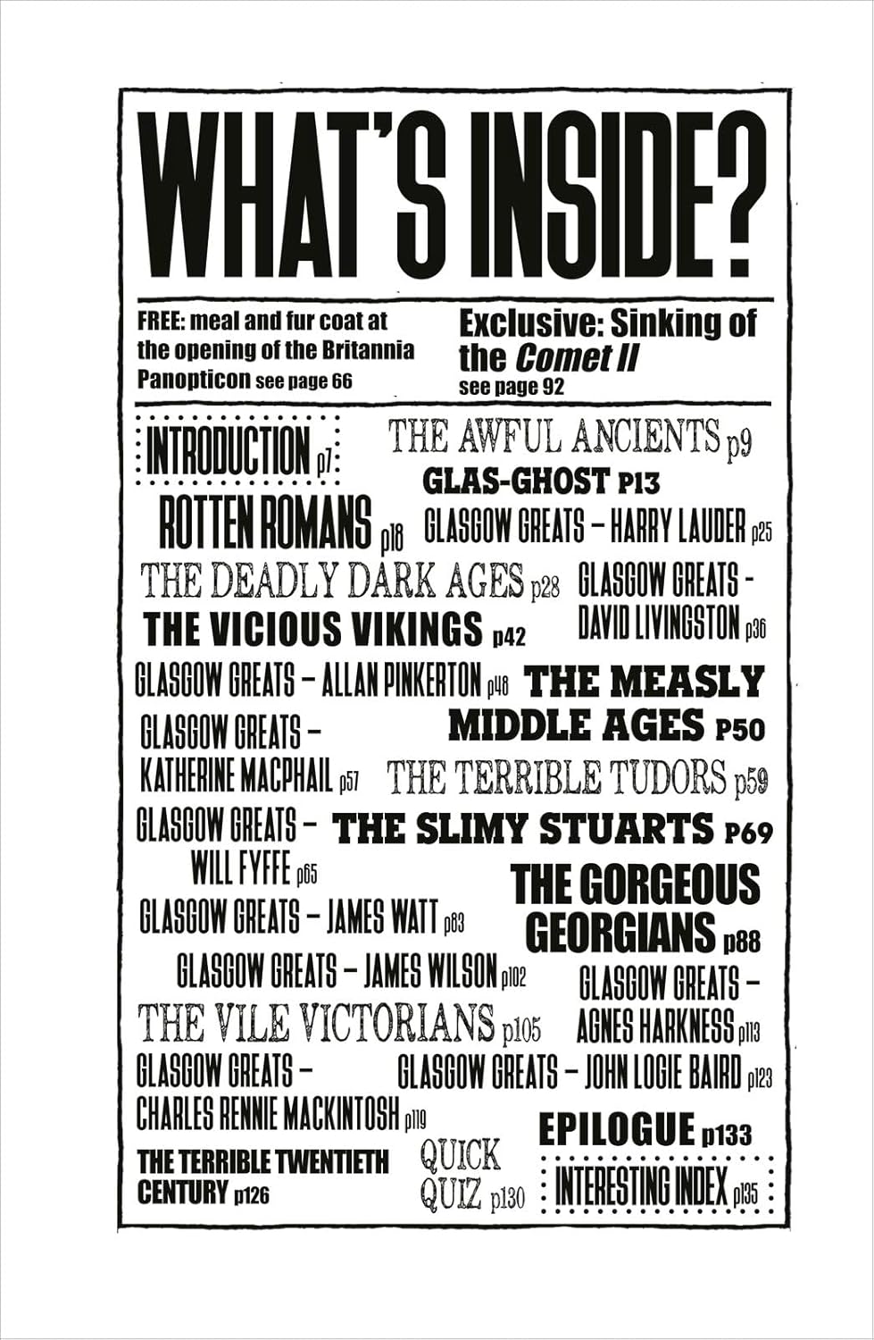 Glasgow (Newspaper Edition) - Horrible Histories (Paperback)