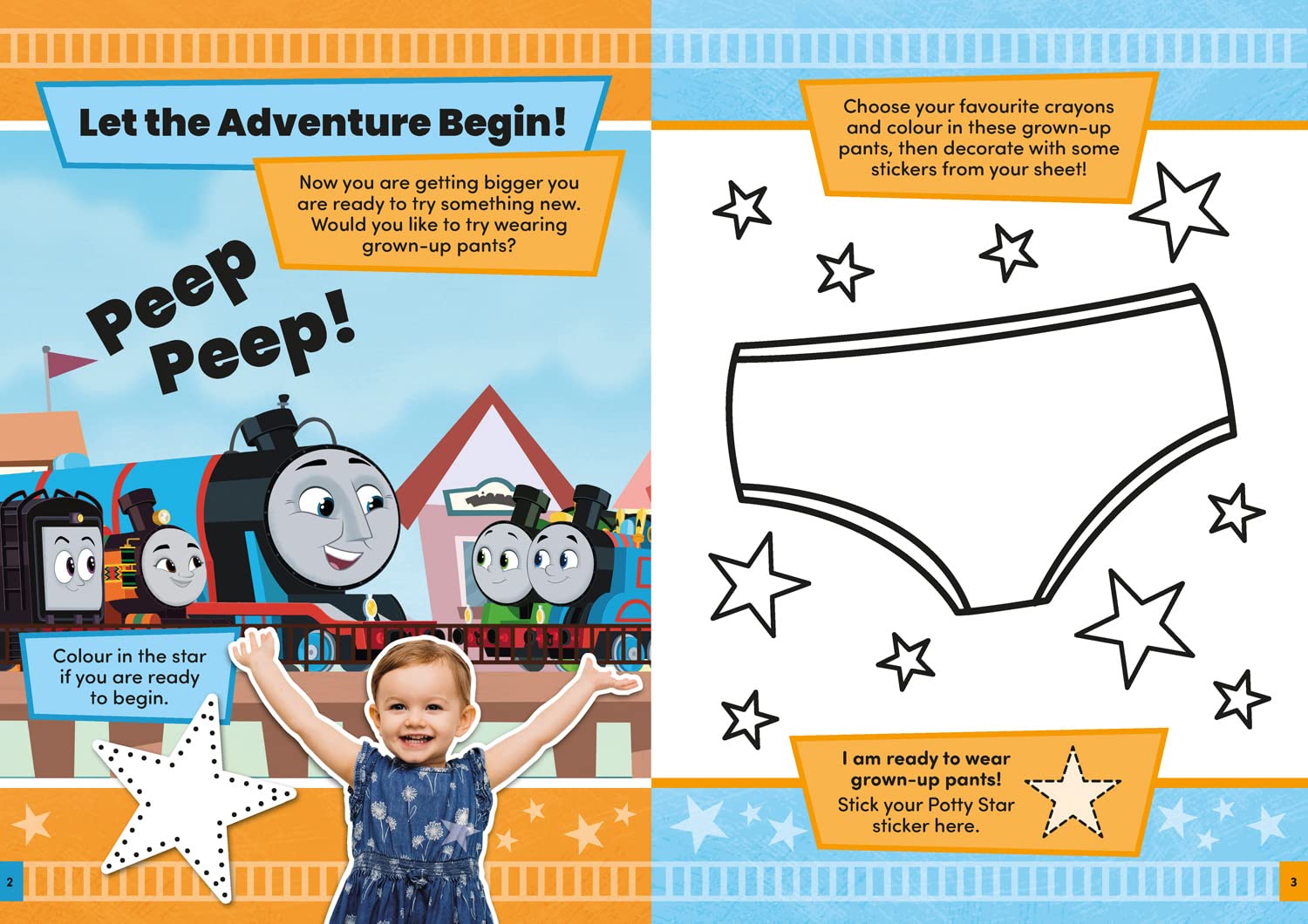 Potty Star Sticker Activity