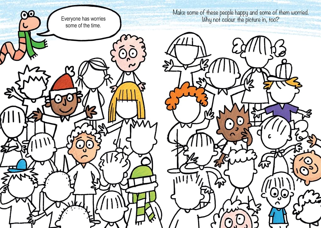 Colour Away Your Worries: A Calming Colouring and Drawing Book for Kids