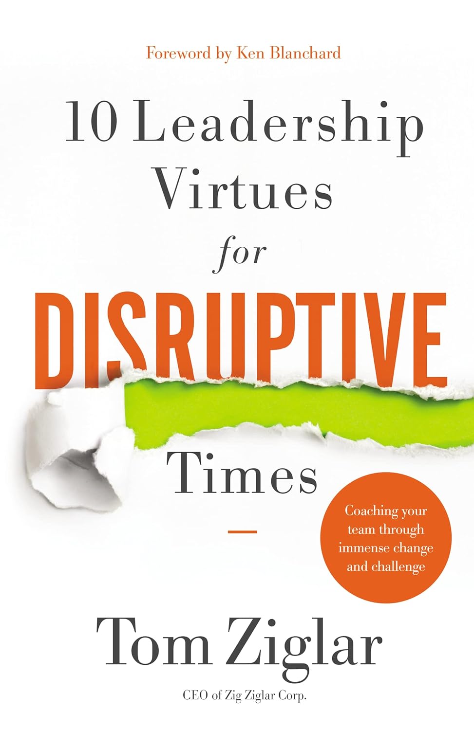 10 Leadership Virtues for Disruptive Times: Coaching Your Team Through Immense Change and Challenge [paperback]