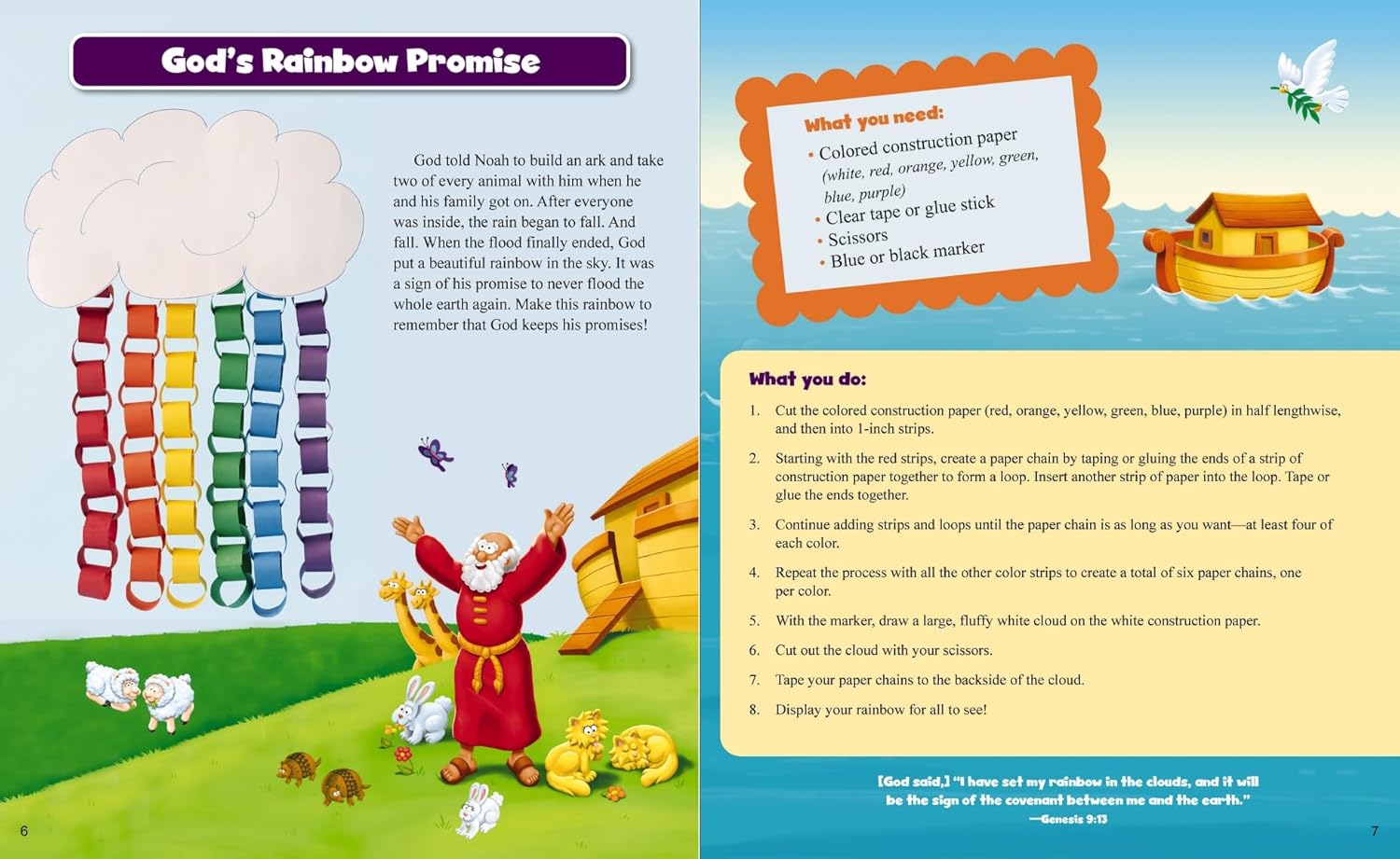 The Beginner's Bible Craft and Activity Book: 30 Fun Projects Based on Bible Stories
