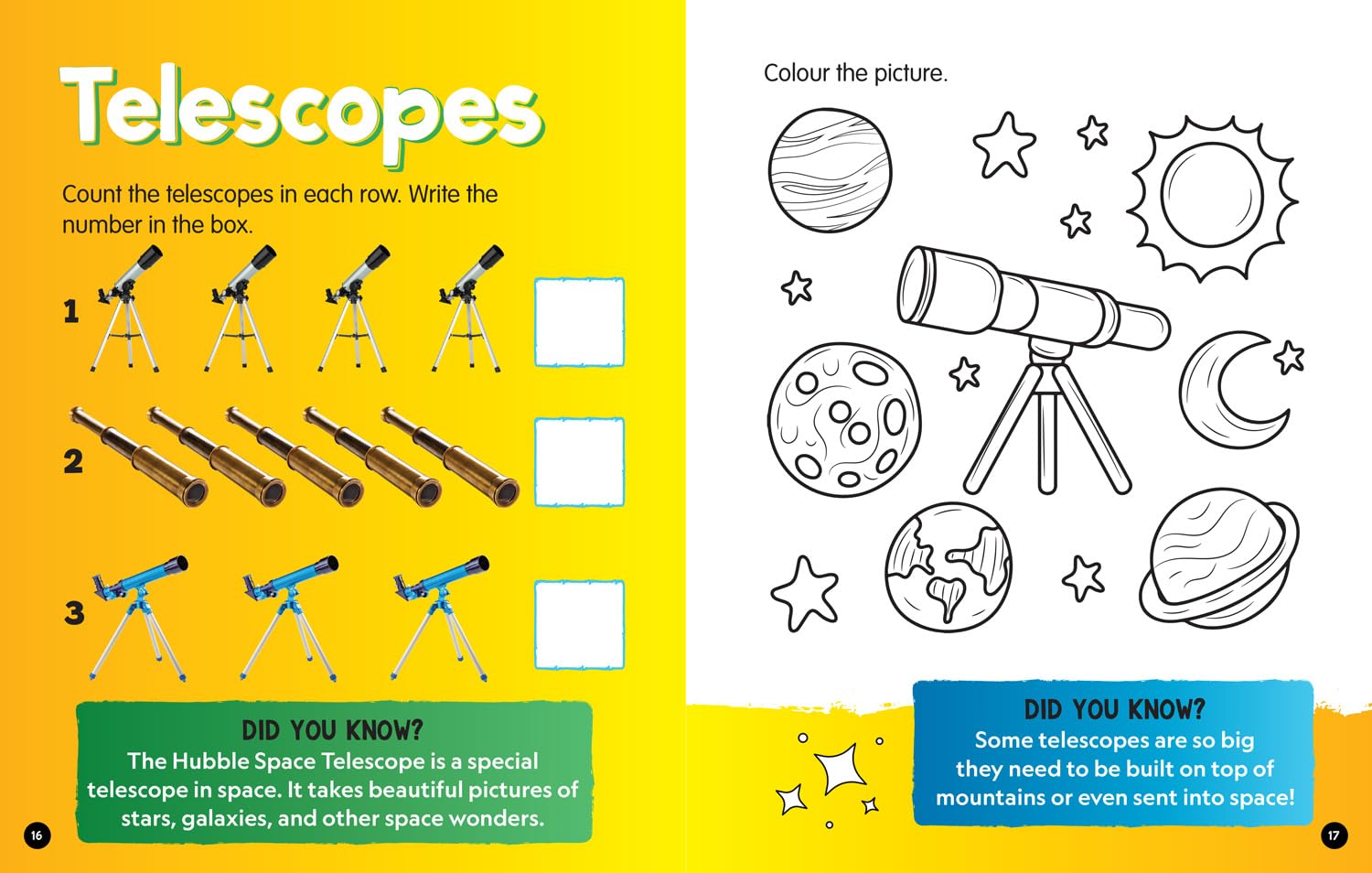 First Space Activity and Colouring Book