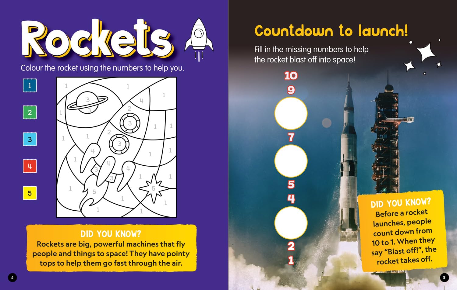 First Space Activity and Colouring Book