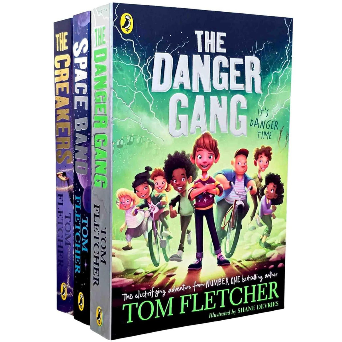 Tom Fletcher 3 Books Collection Set (The Creakers, The Danger Gang & Space Band)