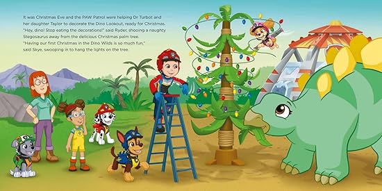 Paw Patrol Dinosaur Christmas Picture book