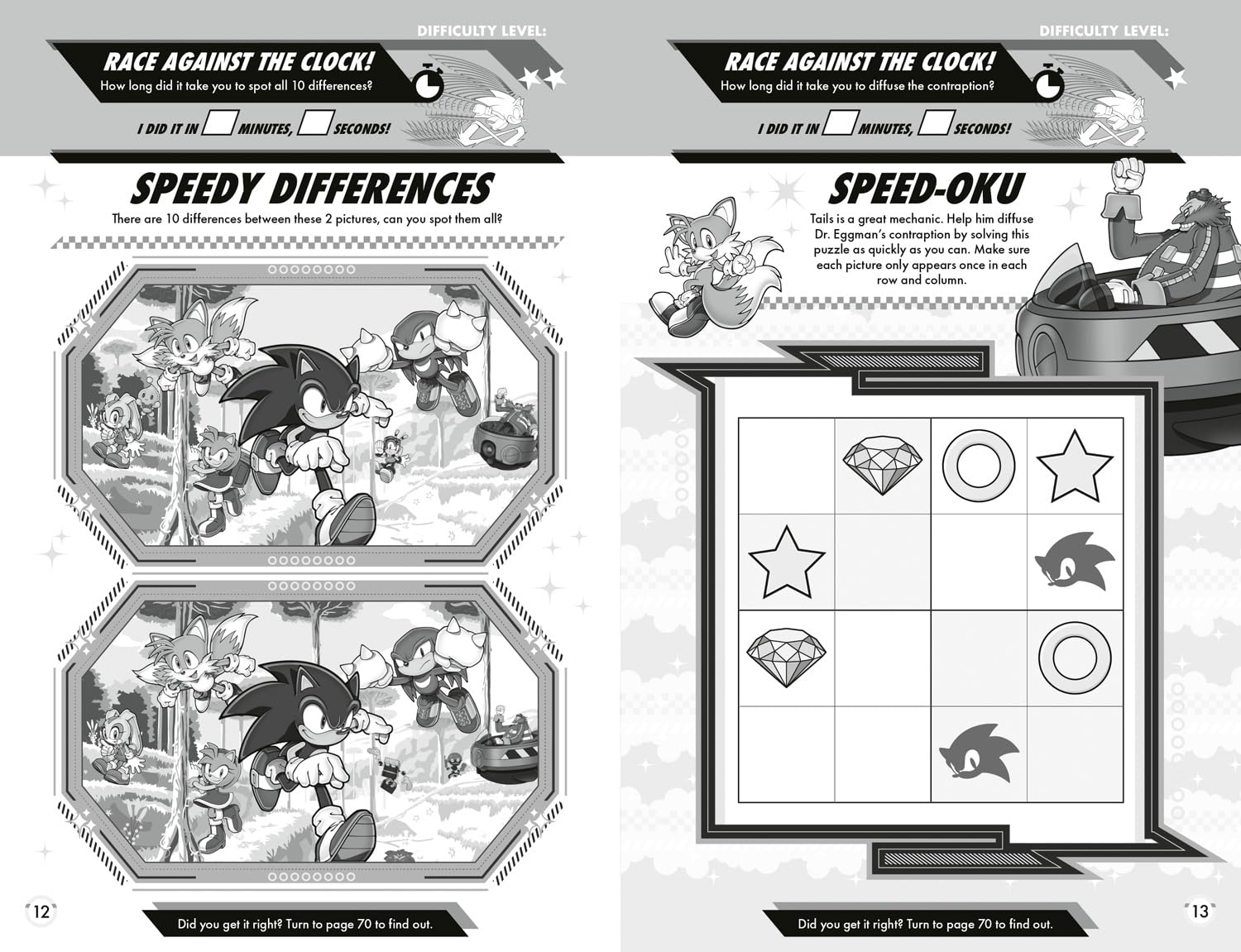 Sonic the Hedgehog Gotta Go Fast Puzzle Book: