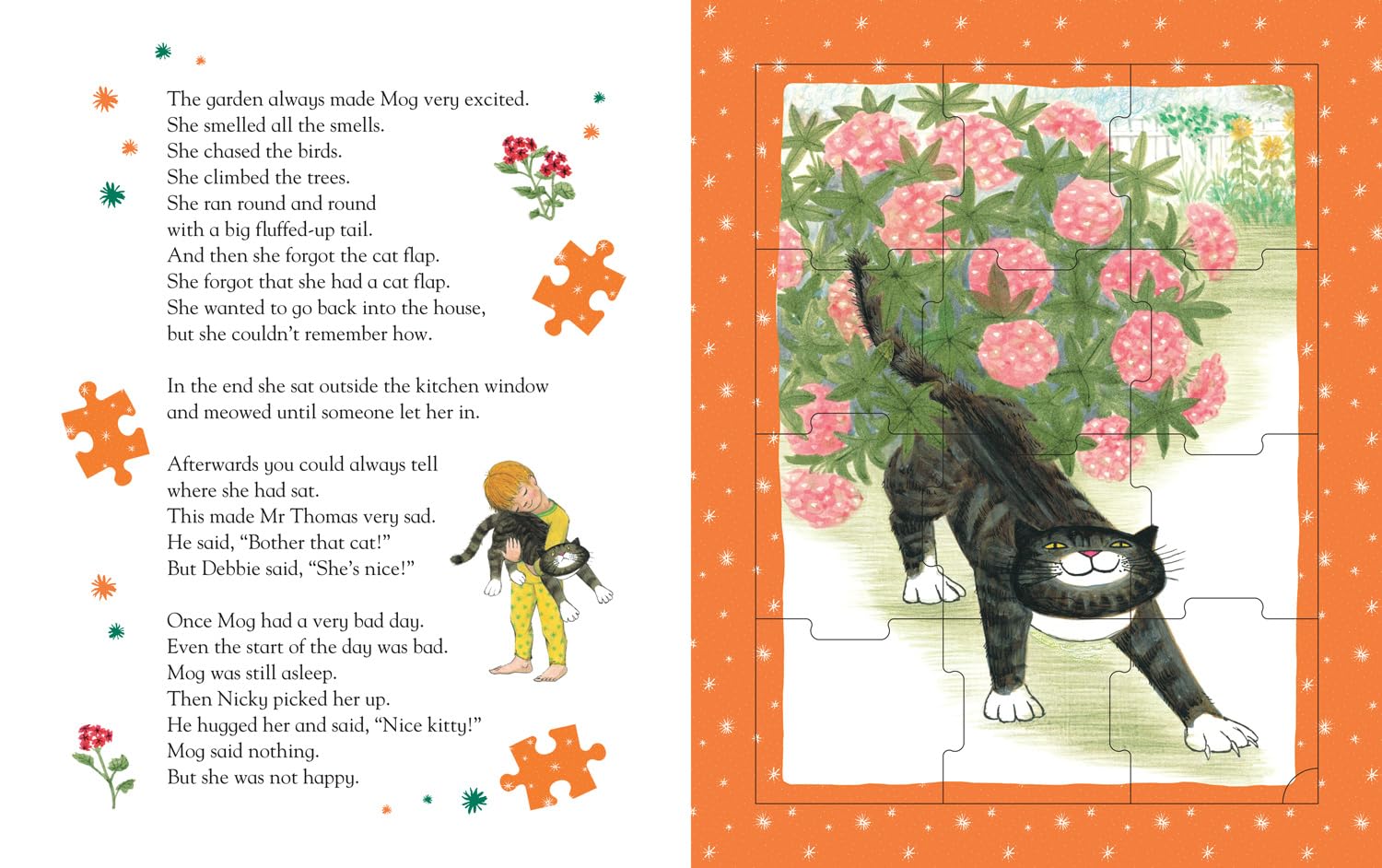 Mog the Forgetful Cat Jigsaw Book