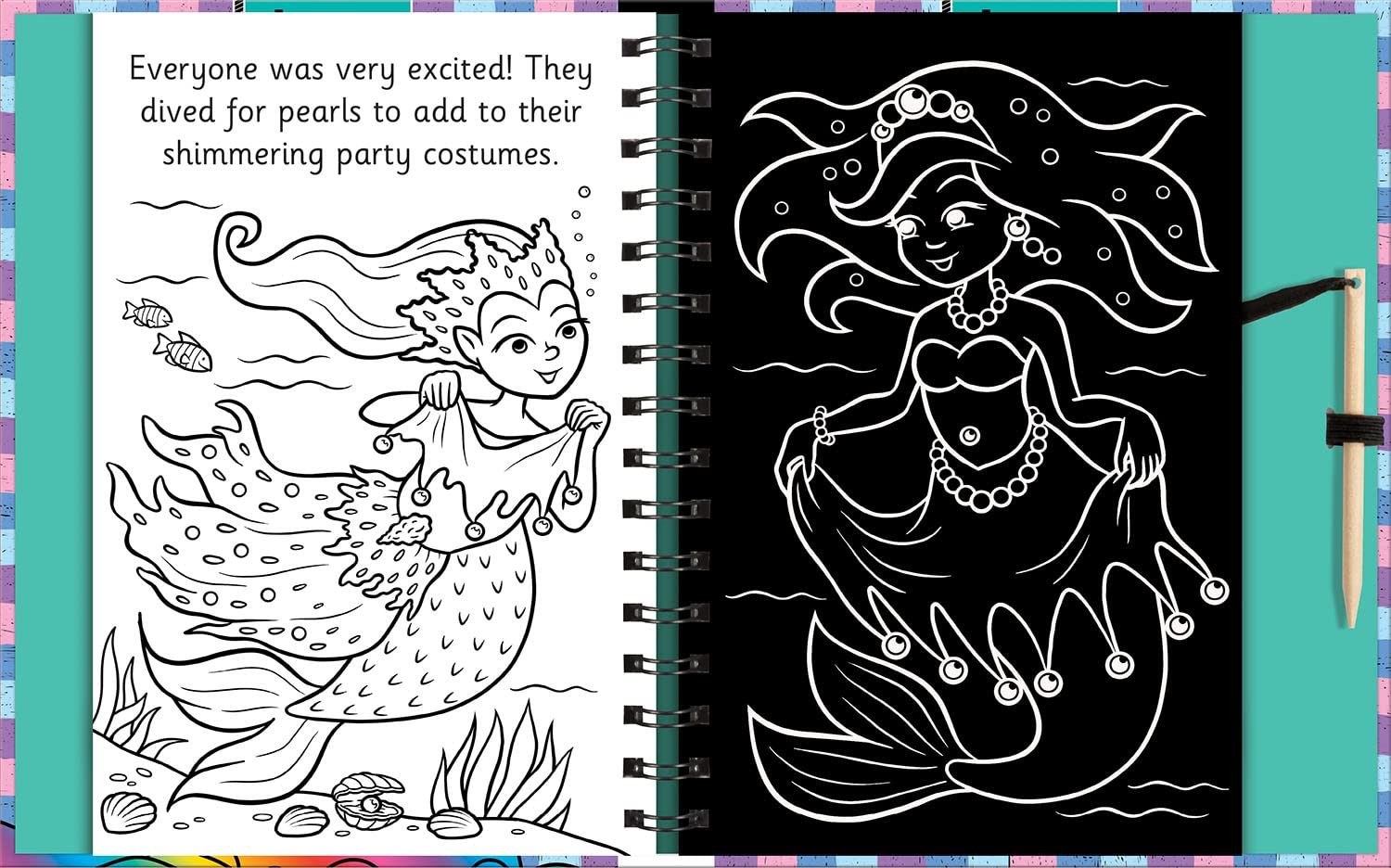 Scratch and Draw Mermaids