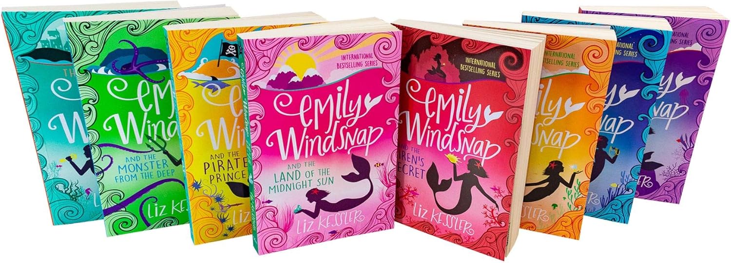 Liz Kessler The Tail of Emily Windsnap Series 9 Books Collection Box Set
