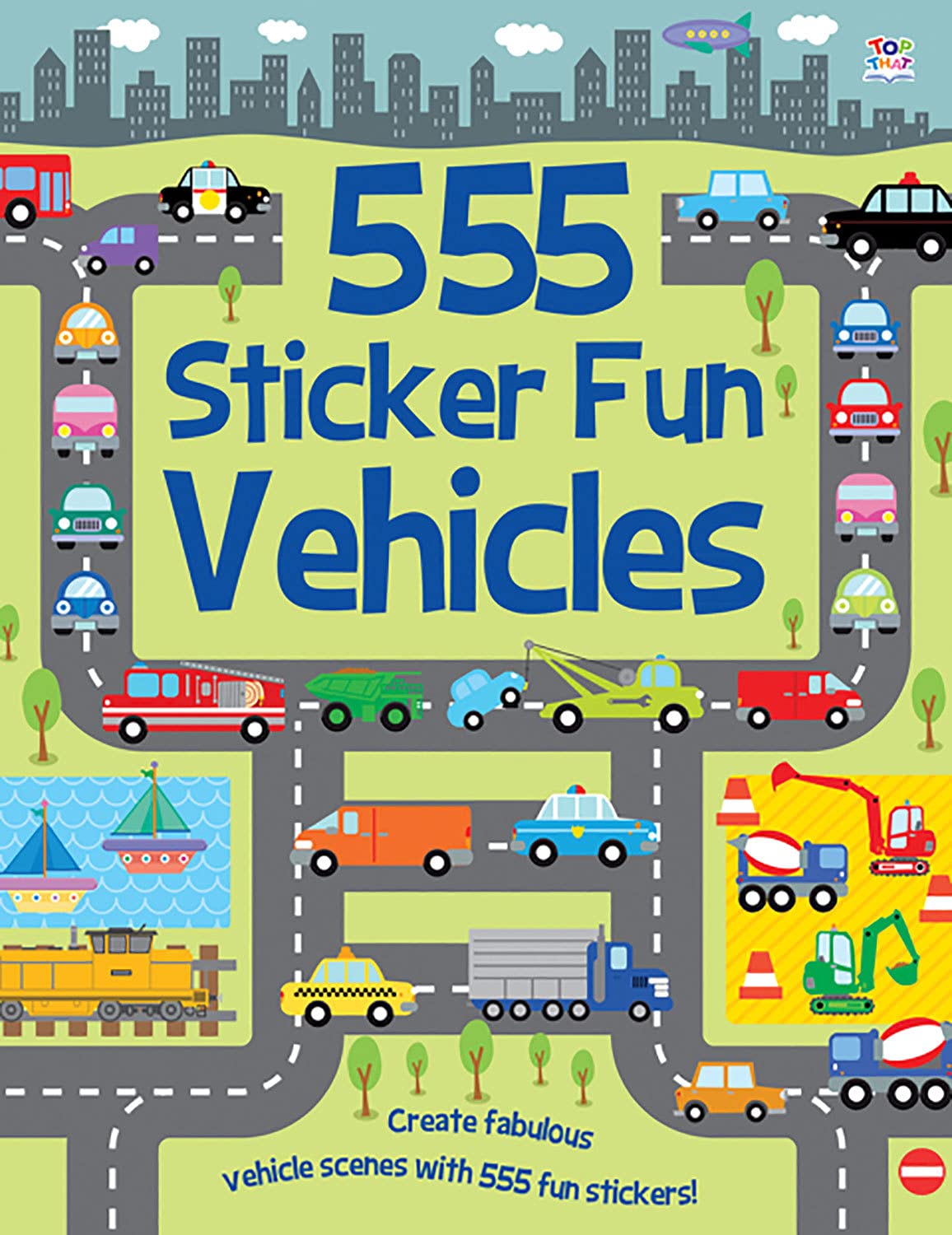 555 Sticker Fun Vehicles