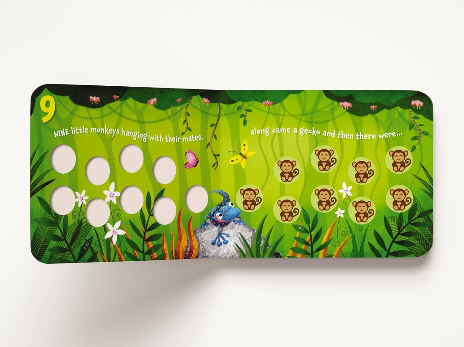 Ten Little Monkeys: A Magical Counting Storybook: 3 (Magical Counting Storybooks) [board_book]