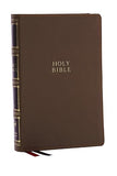 KJV Holy Bible: Compact Bible with 43,000 Center-Column Cross References, Brown Leathersoft, Red Letter, Comfort Print (Thumb Indexing): King James ... Red Letter, Thumb Indexed, Comfort Print