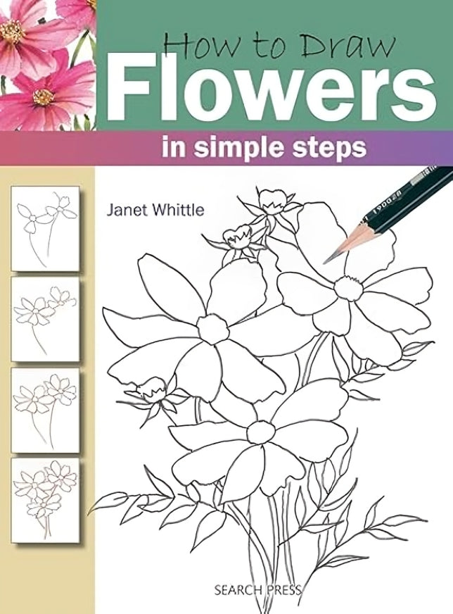 How to Draw: Flowers: in simple steps