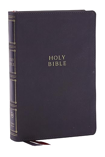KJV Holy Bible: Compact Bible with 43,000 Center-Column Cross References, Gray Leathersoft, Red Letter, Comfort Print: King James Version: King James ... Leathersoft, Gray, Red Letter, Comfort Print